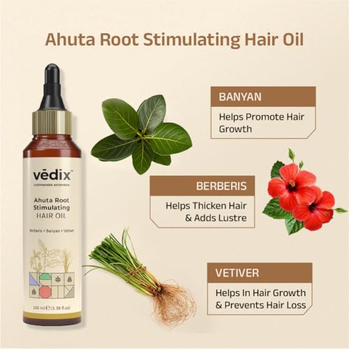 Vedix Customized Ayurvedic Hair Care Kit for Normal - Oily Scalp & Straight Hair | Hair Care Combo - Image 3