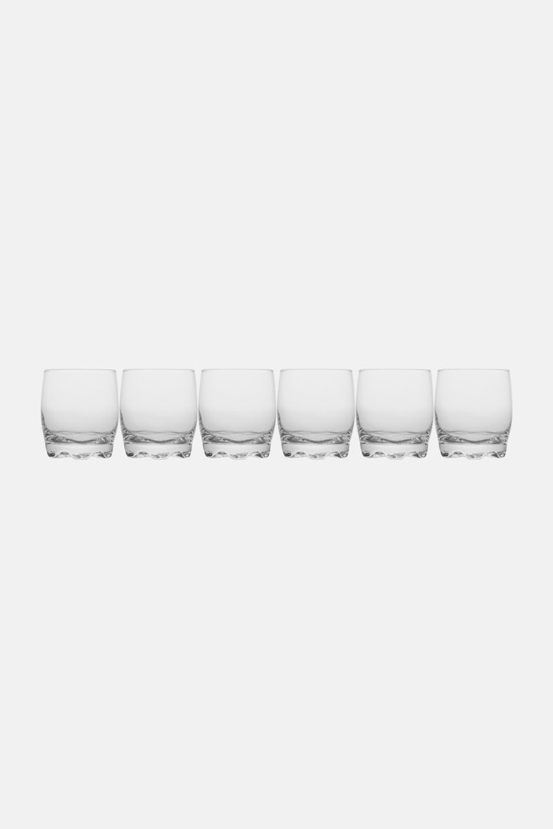 LAV 6 Pieces Adora Drinking Glass, Transparent - Image 1