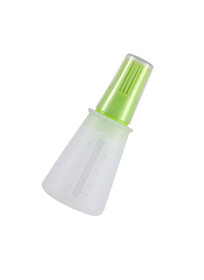 Thoraya - Silicone Oil Bottle Brush BBQ Pastry Basting Brushes Grill Barbecue Sauce Bottle Brush for Cooking Green - Image 1