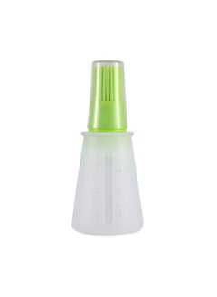 Silicone Oil Bottle Brush BBQ Pastry Basting Brushes Grill Barbecue Sauce Bottle Brush for Cooking Green