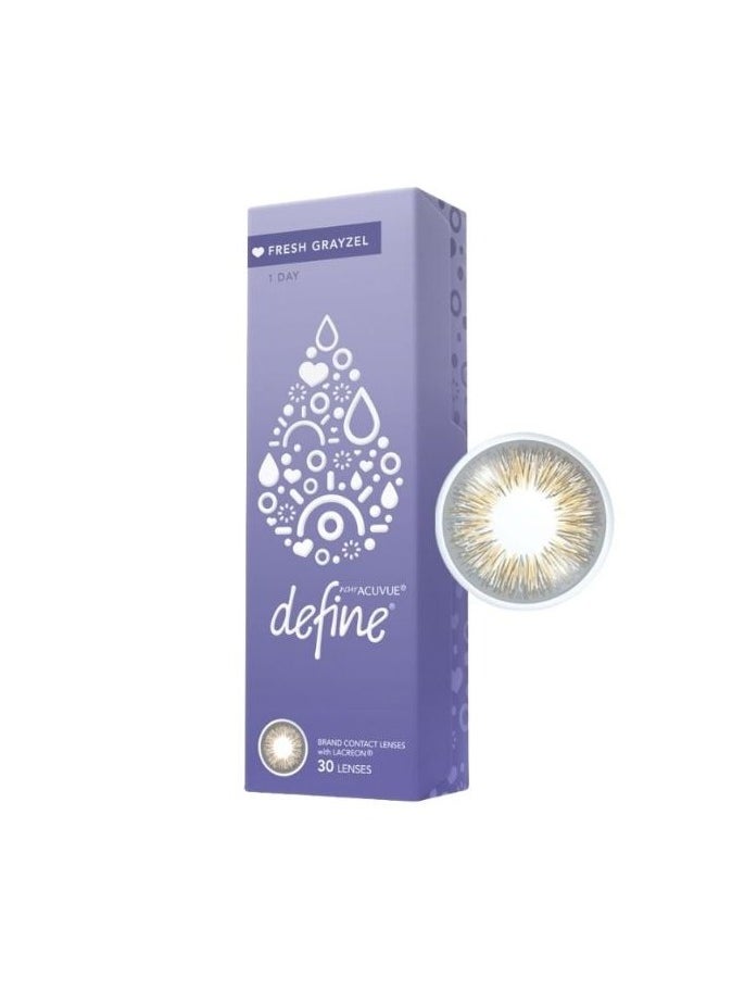 ACUVUE Acuvue Define Fresh Grayzel 1 Day - Pack Of 30 Contact Lenses  - Image 3