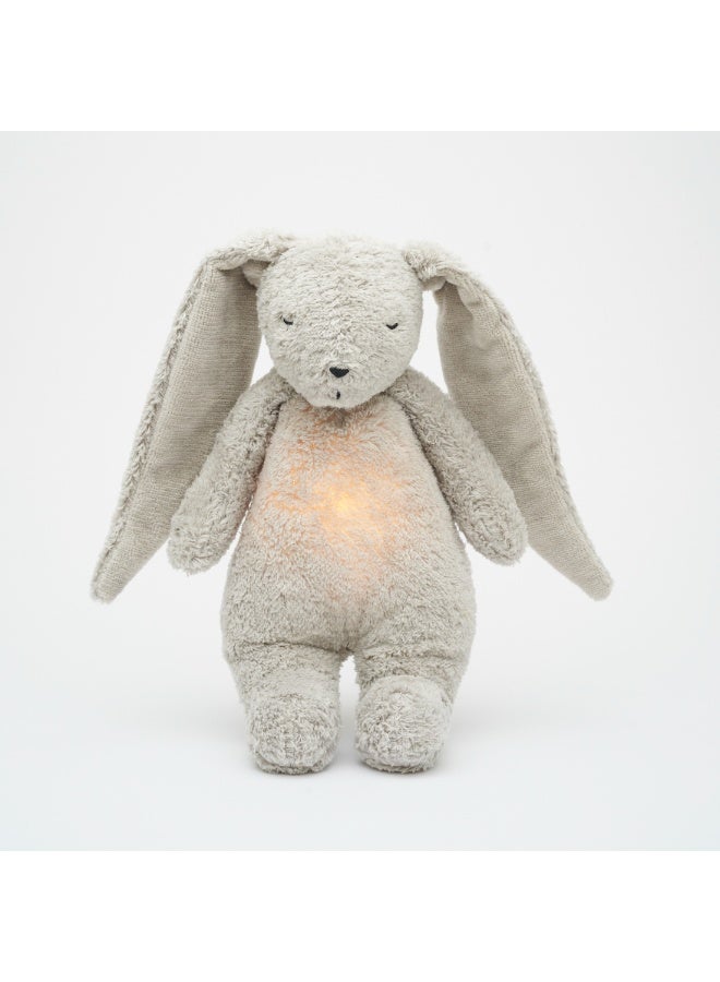 Moonie 2.0 Organic Humming Bunny Friend with Lamp - Gray - Image 1