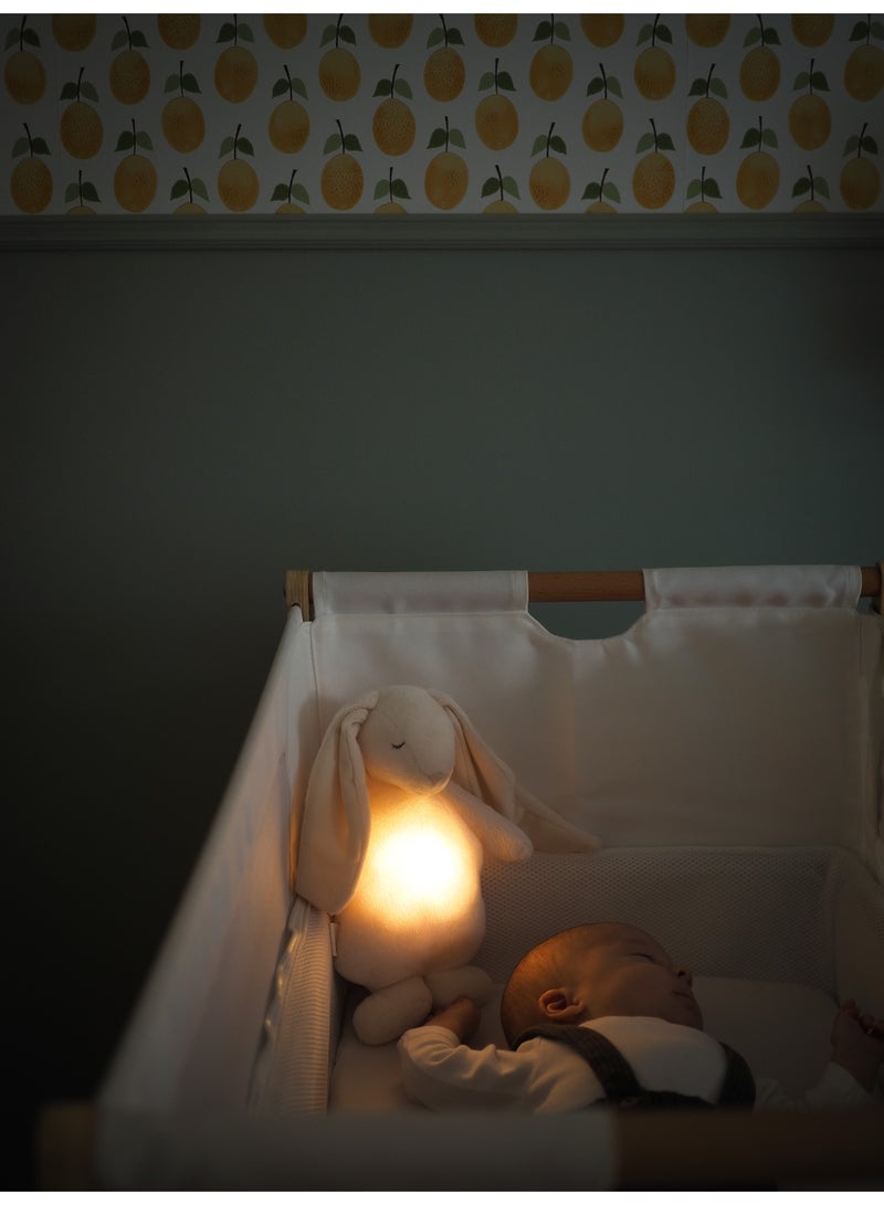 Moonie 2.0 Organic Humming Bunny Friend with Lamp - Gray - Image 3