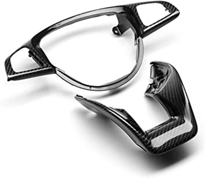 DEMULAX Carbon Fiber Steering Wheel Trim Cover for Mercedes-Benz - Image 2