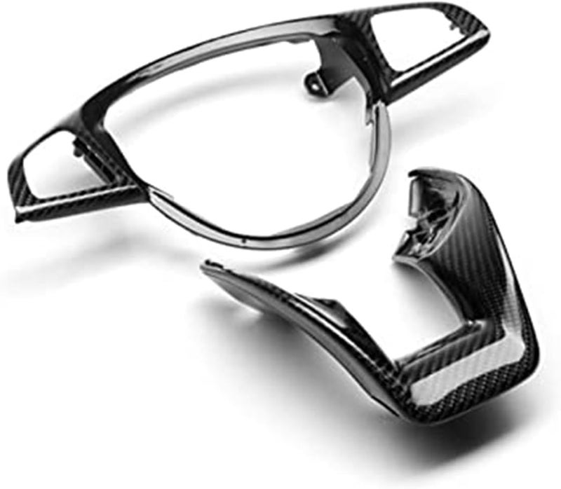 DEMULAX Carbon Fiber Steering Wheel Trim Cover for Mercedes-Benz - Image 1