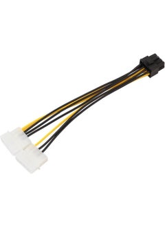 PrimeX Plus PX-4260 2xmolex To 8 Pin Graphics Card Power Cable Converter, 4pin To 8pin Graphics Card Power Cable  - Image 1