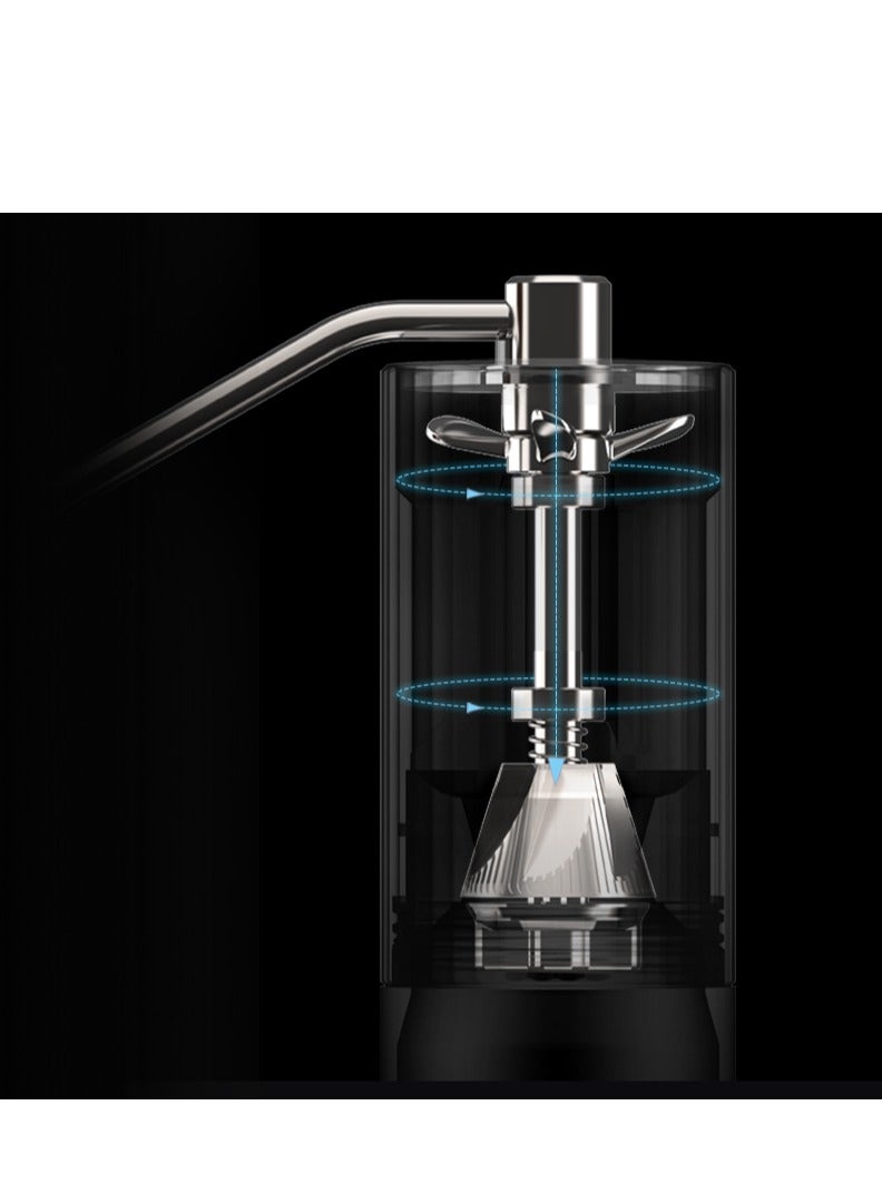 زيروهيرو مطحنة القهوة اليدوية زيرو هيرو Z3 - من الفولاذ المقاوم للصدأ 420، بشفرة 6 محاور، سعة 25 جرام - متوفرة بالألوان: الرمادي، الفضي، الأخضر، الأزرق - Image 3