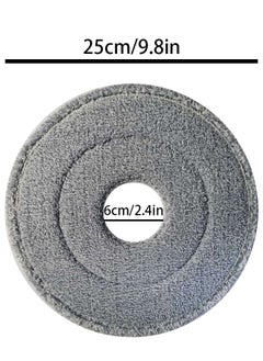 Generic 5-piece circular mop cloth replacement cleaning mopping floor washing household use  - Image 2