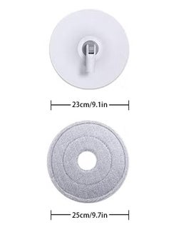 Generic 5-piece circular mop cloth replacement cleaning mopping floor washing household use  - Image 5