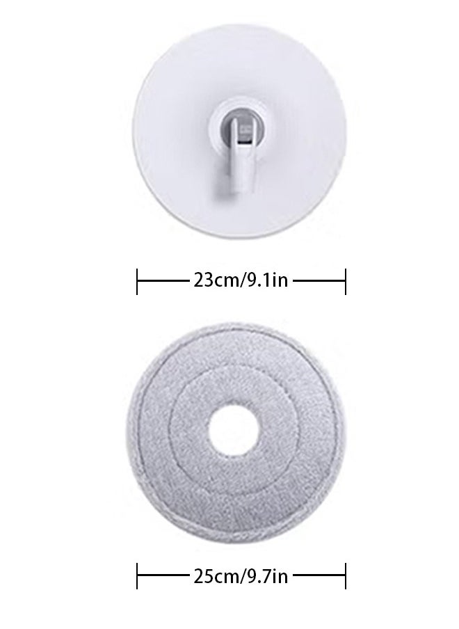 5-piece circular mop cloth replacement cleaning mopping floor washing household use