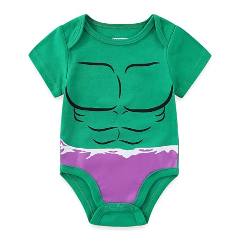 Marvel Avengers Baby Boys 5 Pack Short Sleeve Bodysuit for Newborn and Infants - Image 4