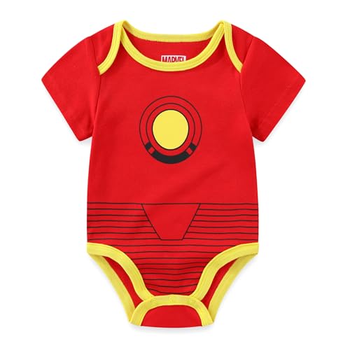 Marvel Avengers Baby Boys 5 Pack Short Sleeve Bodysuit for Newborn and Infants - Image 5