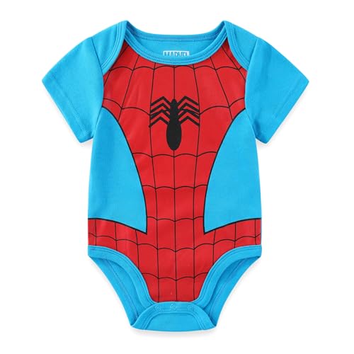 Marvel Avengers Baby Boys 5 Pack Short Sleeve Bodysuit for Newborn and Infants - Image 2