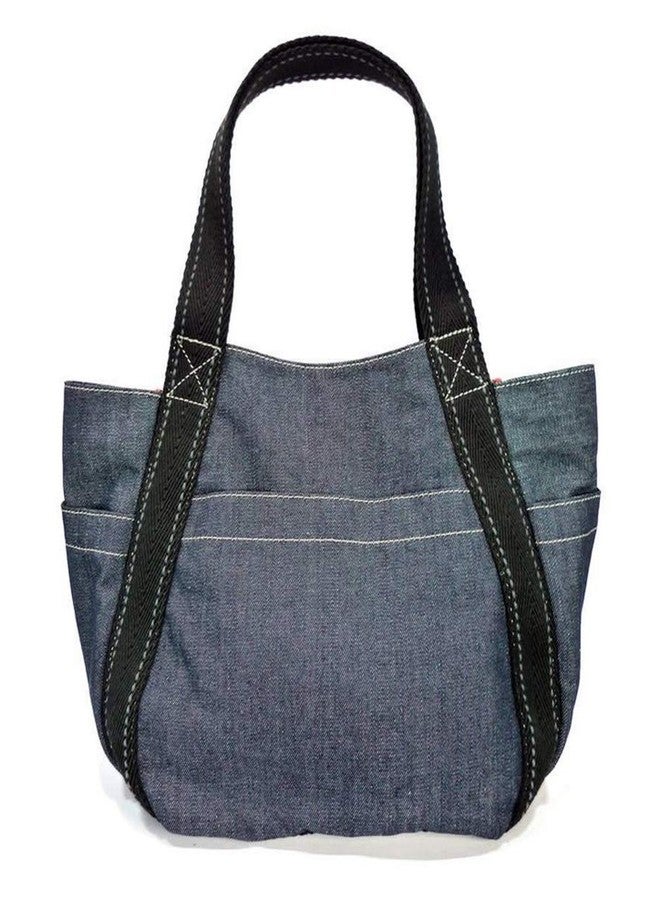 Chala Carryall Zip Tote Toffy Dog (Denim) - Image 2