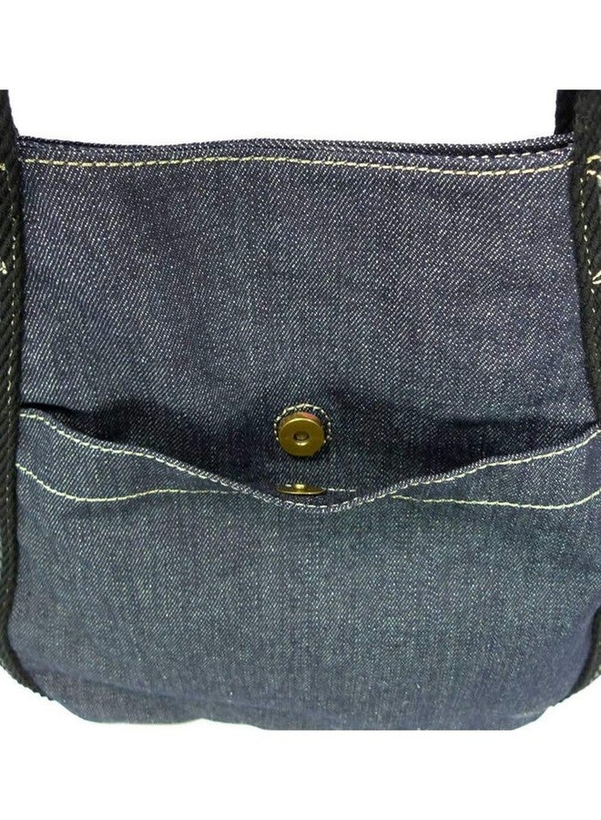 Chala Carryall Zip Tote Toffy Dog (Denim) - Image 3
