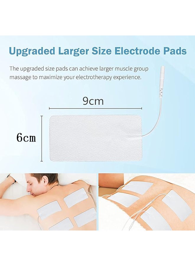 20-Piece Self Adhesive Physical Therapy Electrode Pads, Reusable Square 6 * 9cm Massage Patch, Non-woven Hydrogel Thickening and Sticking, Electrode Self-Adhesive Patch - Image 3