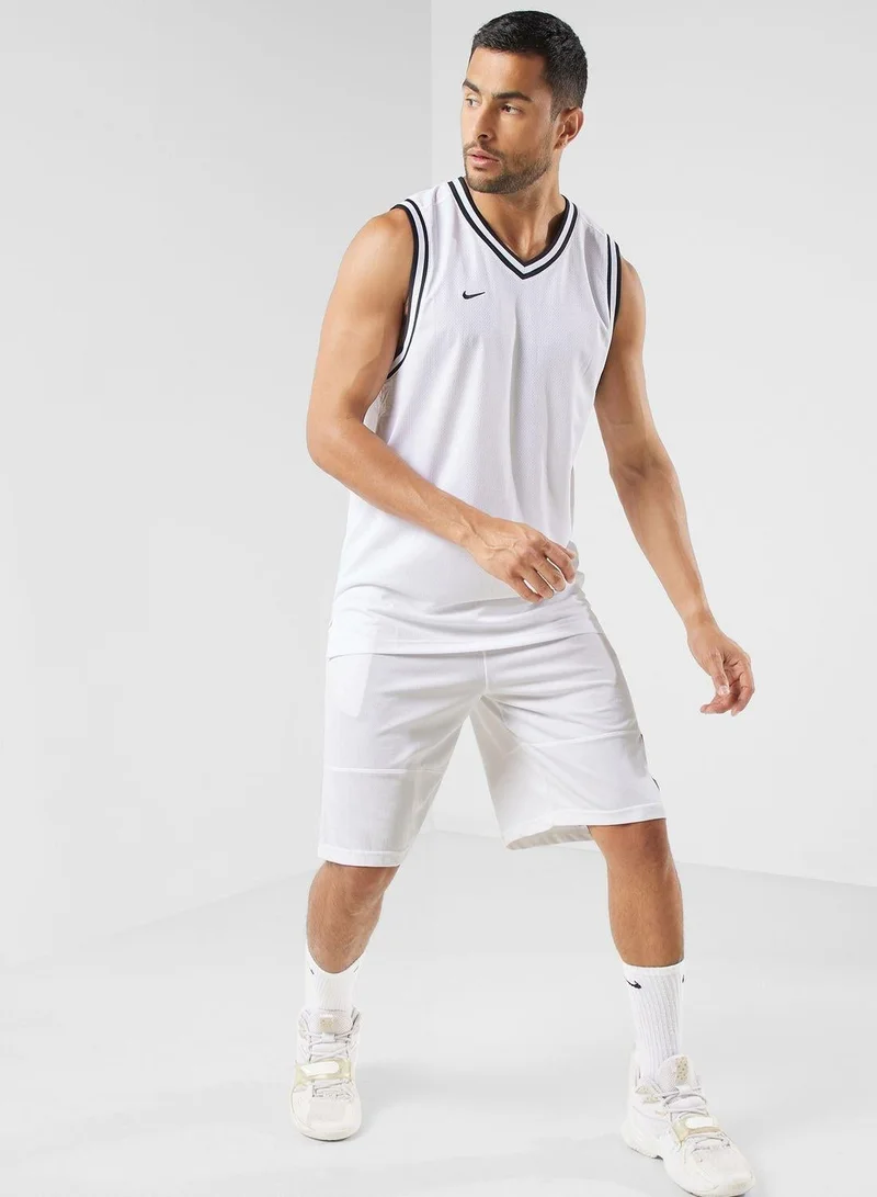 Nike White Men's DNA Dri-FIT Basketball Jersey for Men | Best Price UAE