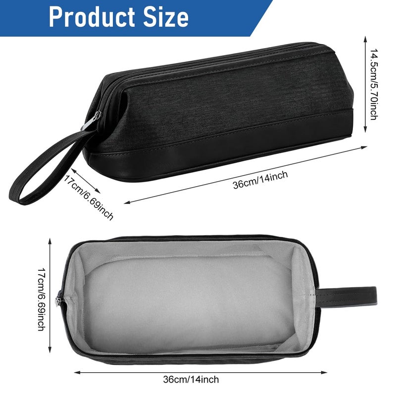 May Create ® Hair Tools Travel Bag for Dyson/Shark Flexstyle Carrying Case Portable Shark Hair Air Wrap Dryer Case Waterproof Dustproof Flat Curling Iron Travel Organizer, Black - Image 2