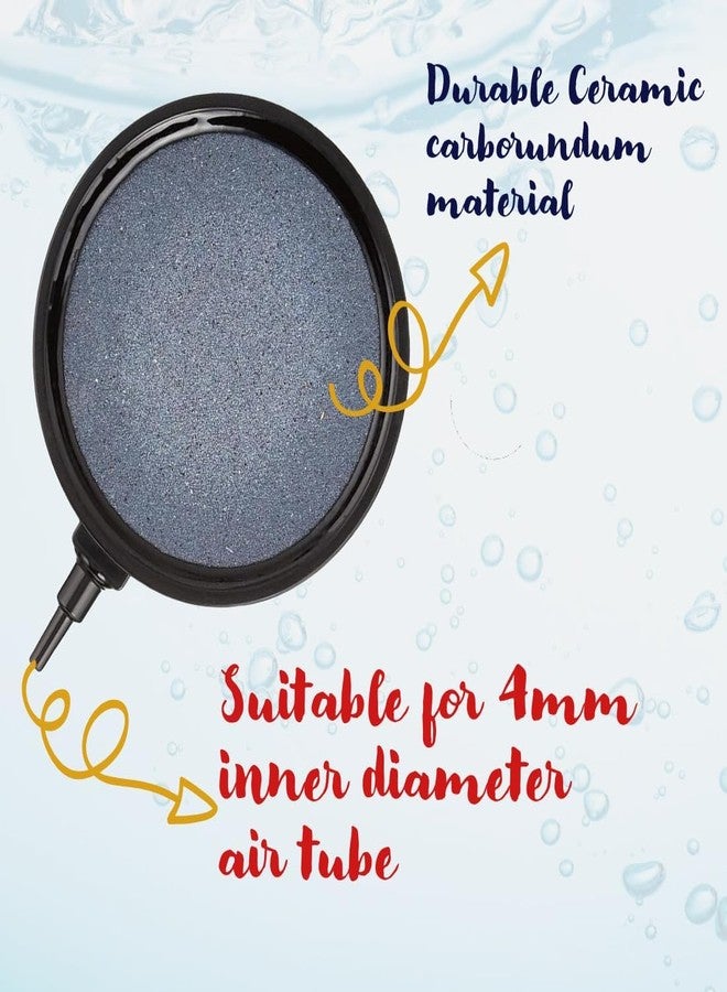 Scroll Store Round Disc air Stone for Aquarium 3 inch | Durable Bubble Diffuser for Fish Tanks, Hydroponics & Aquatic Systems | Ultra Fine Bubbles Aquarium air Stones - Image 4