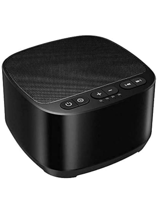 Magicteam Sleep Sound White Noise Machine with 40 Natural Soothing Sounds and Memory Function 32 Levels of Volume Powered by AC or USB and Sleep Timer Sound Therapy for Baby Kids Adults (B-Black) - Image 1