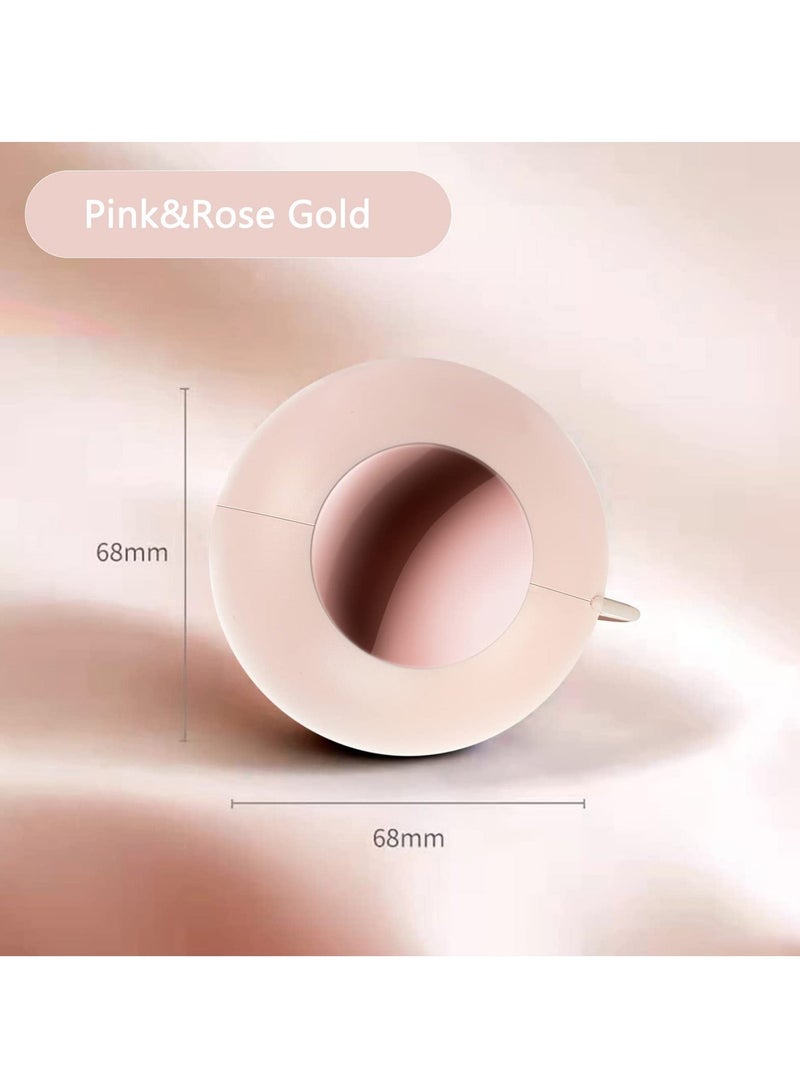 نيبمينينت Washable Reusable Gel Lint Roller for Pet Hair Portable Dog Cat Clothes Laundries Remover Tool Travel Household (Pink) - Image 2