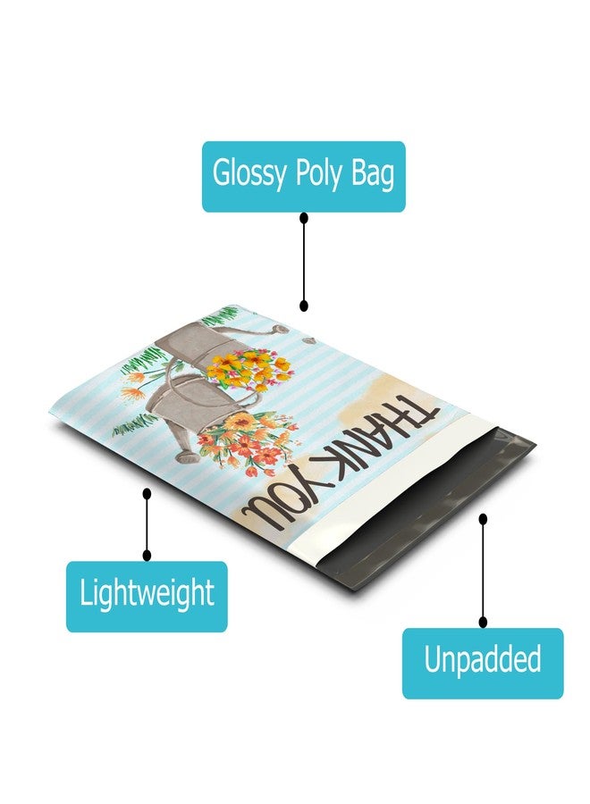 Pro Supply Global 10x13 (100) Watering Can Spring Designer Poly Mailers Waterproof Self Sealing Tear Resistant Polymailers Shipping Envelopes Premium Printed Bags For Small Businesses - Image 3