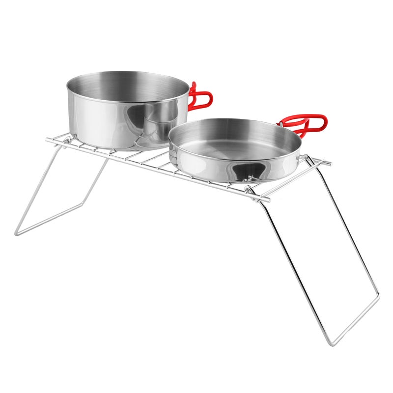 Coghlan's Pack Grill â€“ Lightweight Portable Stainless Steel Grill for Outdoor Cooking, Compact Foldable Design for Camping, Hiking, and Backpacking Adventures â€“ 24 oz Weight - Image 3