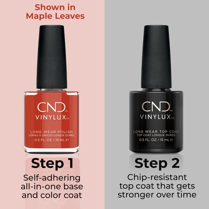 CND Vinylux Longwear Orange Nail Polish, Gel-like Shine & Chip Resistant Color, B-Day Candle, 0.5 fl. oz - Image 4