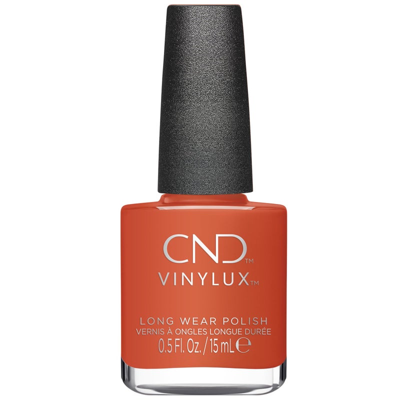 CND Vinylux Longwear Orange Nail Polish, Gel-like Shine & Chip Resistant Color, B-Day Candle, 0.5 fl. oz - Image 1