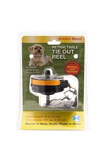 Lixit Bracket Mount and Stake Retractable Leash Tie Outs for Dogs (Bracket, Small) - Image 3