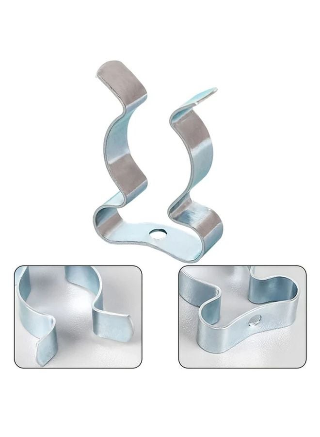 Heavy Duty Spring Steel Tool Organizer Clips 0 98 Inch G Shaped Bracket For Garage Workshop - Image 1
