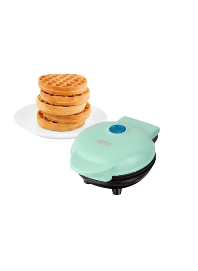 Dash Mini Waffle Maker Machine Dash, 350 W - Aqua  - Image 1