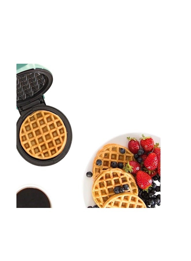 Dash Mini Waffle Maker Machine Dash, 350 W - Aqua  - Image 2