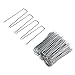 Gtongoko Gtongoko Garden Landscape Fabric Staples 6 Inch 11 Gauge Galvanized Garden Stakes Ground U Shaped Heavy Duty Landscape - Image 2
