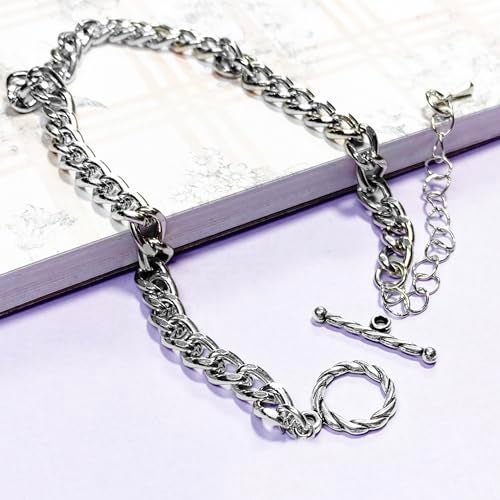 Heather's CF Silver Clasp Toggle Swirl Clasps Toggle Findings for Necklace Making kit 100 Set - Image 5