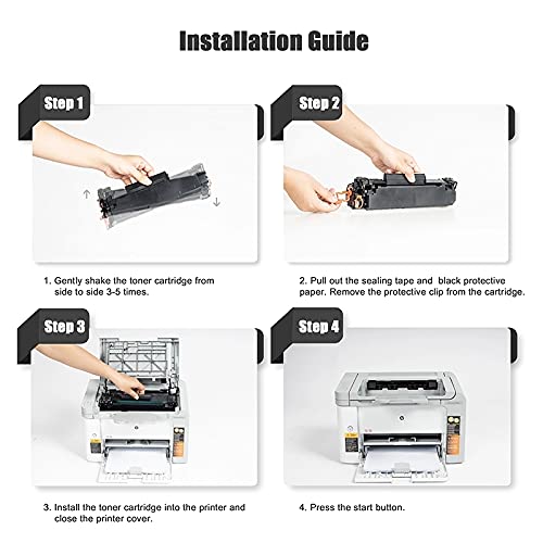 VITSA W1112A / 110A Premium Toner Cartridge Compatible with Laserjet 108 / 108a / 108w / 136 / 136a / 136w / 136nw / 138 / 138pnw / 138fnw Printers Toner Cartridge with Chip - Image 5