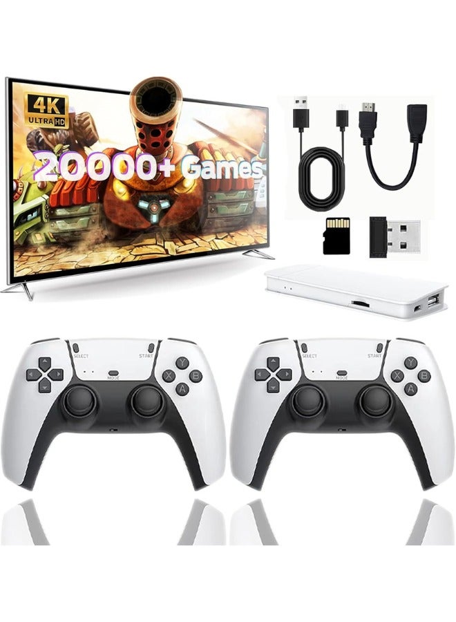 M15 Wireless Video Games for Tv Gaming, Retro Gaming Console with Game Stick 4K HD Game Stick, Plug & Play TV Video Game Set for 2 Player 2000+ Games 2.4G Wireless - Image 1