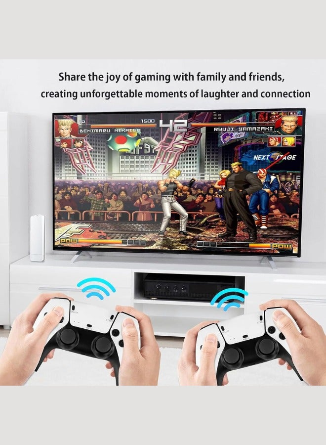 M15 Wireless Video Games for Tv Gaming, Retro Gaming Console with Game Stick 4K HD Game Stick, Plug & Play TV Video Game Set for 2 Player 2000+ Games 2.4G Wireless - Image 2