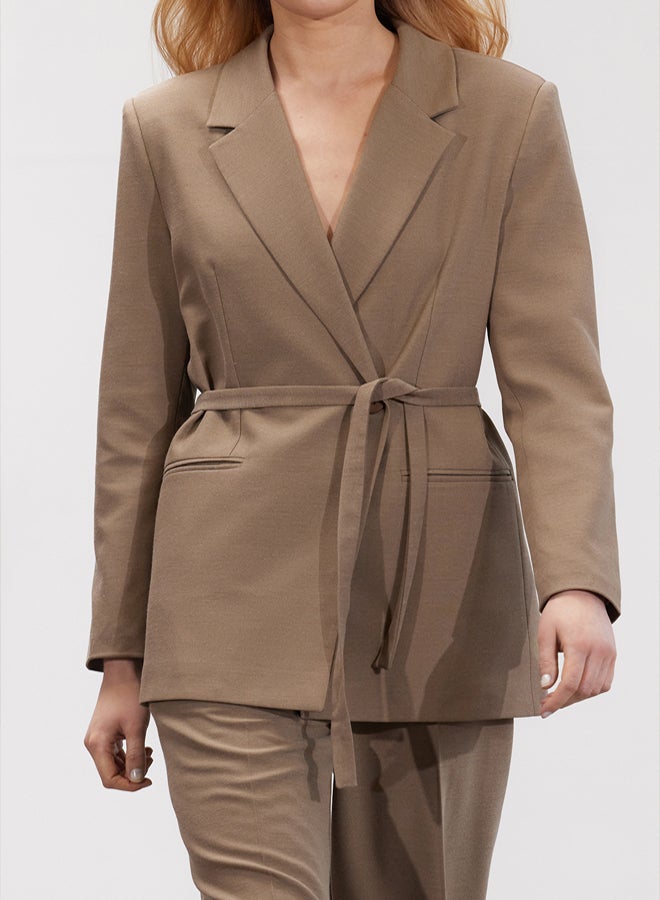 trendyol Limited Edition Stone Lacing Detailed Polyviscose Woven Blazer Jacket - Image 3