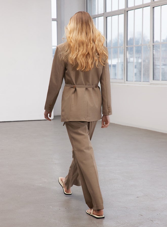 trendyol Limited Edition Stone Lacing Detailed Polyviscose Woven Blazer Jacket - Image 5