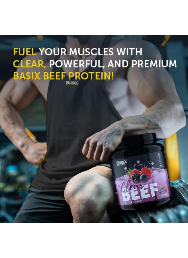 Clear Beef Pro Iso Mixed Berry 2Lb