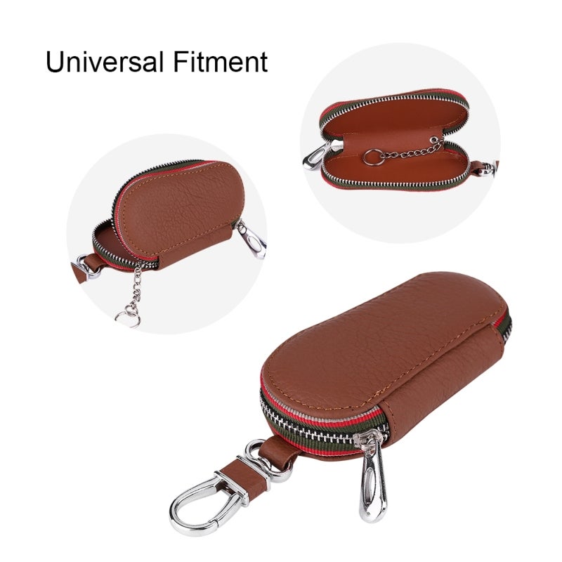 PU Leather Key Case Holder - Top Quality Smooth Touch - Durable Car Key Cover for Daily Protection - Image 4