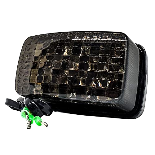 OZ-USA YFM LED Smoke lens tail brake stop light ATV UTV 350 400 450 660 250 4x4 Compatible with Yamaha Grizzly, Viking, Rhino, Big Bear, Kodiak, Bruin, Wolverin, Bear Tracker - Image 1