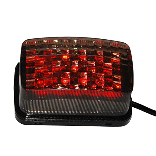 OZ-USA YFM LED Smoke lens tail brake stop light ATV UTV 350 400 450 660 250 4x4 Compatible with Yamaha Grizzly, Viking, Rhino, Big Bear, Kodiak, Bruin, Wolverin, Bear Tracker - Image 2