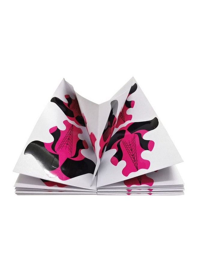 VNC - 200 Pcs Nail Form Guide Stickers Goldfish Shaped Nail Extension Tips Selfadhesive Art Nail Tips Diy Tools For Women Girls Nail Gel Diy Home Salon Supplies - Image 1