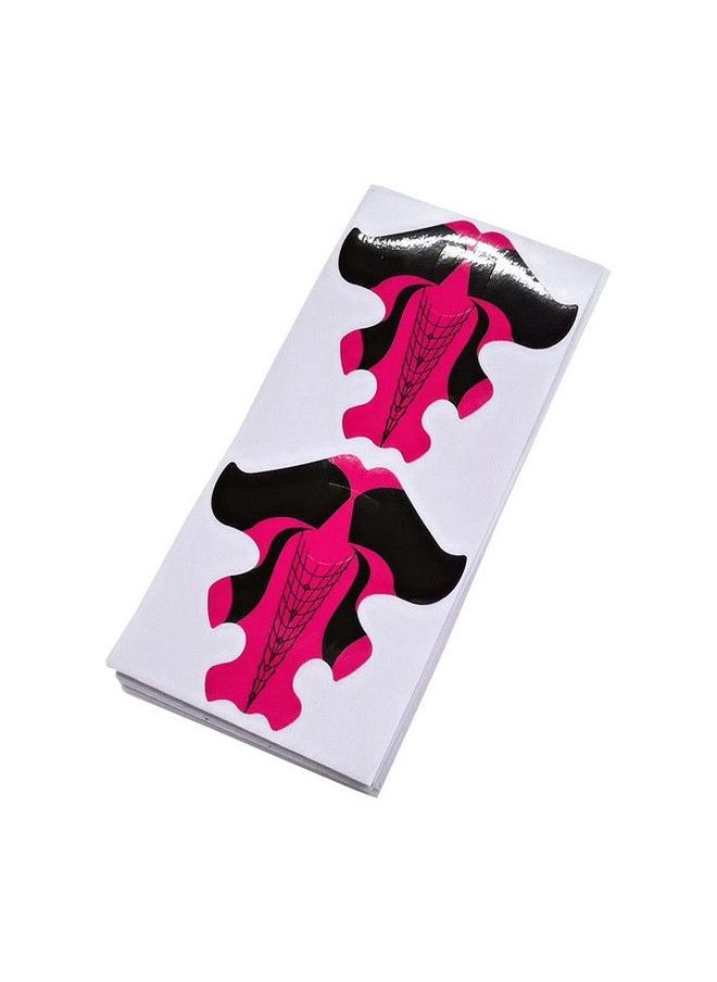 VNC - 200 Pcs Nail Form Guide Stickers Goldfish Shaped Nail Extension Tips Selfadhesive Art Nail Tips Diy Tools For Women Girls Nail Gel Diy Home Salon Supplies - Image 1