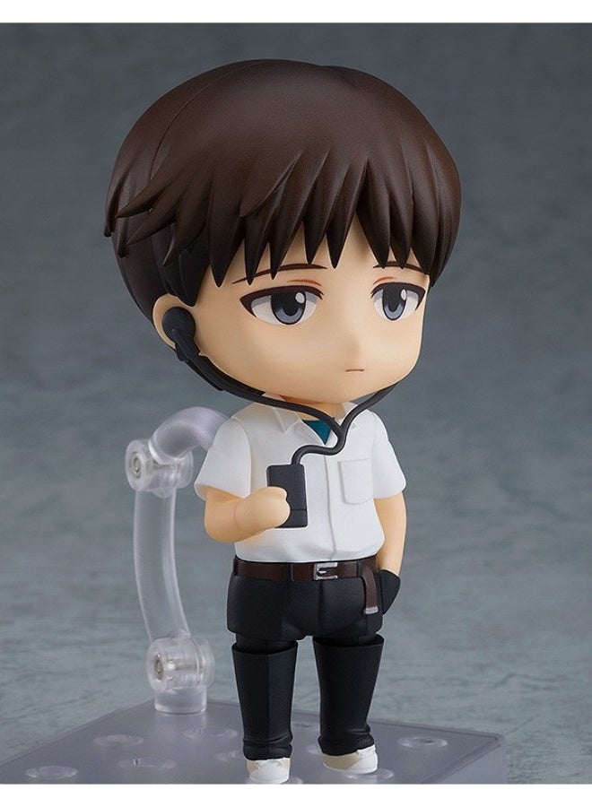 general Neon Genesis Evangelion Ikari Shinji Movable Doll Model Decoration Desktop Decoration Toy Gift for Family and Friends - Image 3