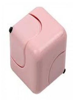 Magic Cube Hand Spinner Whirlwind Square Finger Gyro EDC Decompression Toys Pink