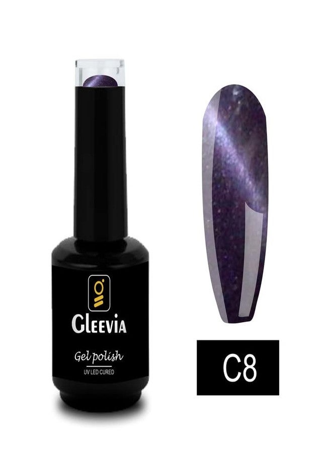 Gleevia جل طلاء الأظافر بالأشعة فوق البنفسجية من جليفيا للمبتدئين والمحترفين، 15 مل، غطاء زجاجة، كود الظل: C8 - Image 2