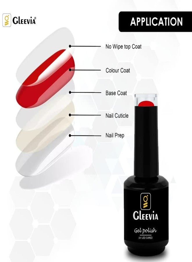 Gleevia جل طلاء الأظافر بالأشعة فوق البنفسجية من جليفيا للمبتدئين والمحترفين، 15 مل، غطاء زجاجة، كود الظل: C8 - Image 3